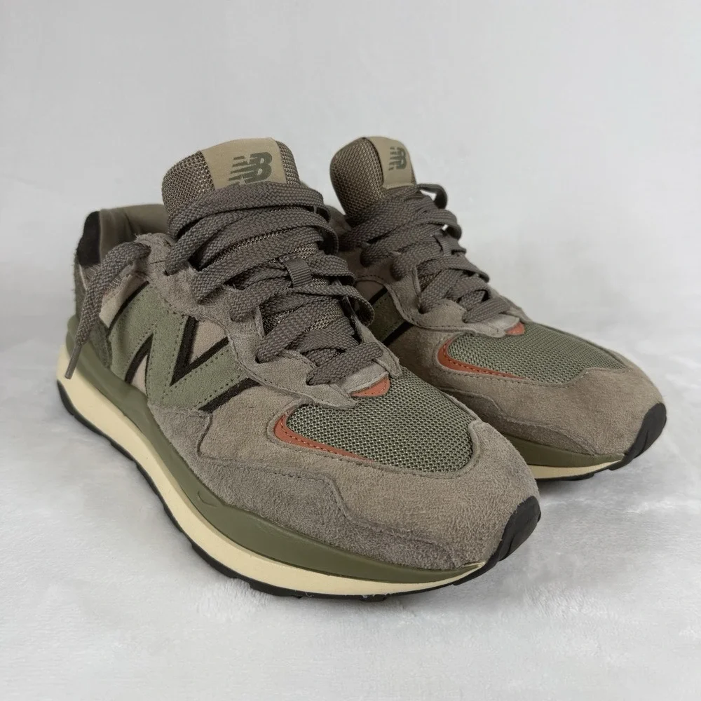 New Balance 57/40 Shoes Mens 11 Mushroom Sweet Caramel Suede Sneakers M5740RSB - Picture 2 of 6